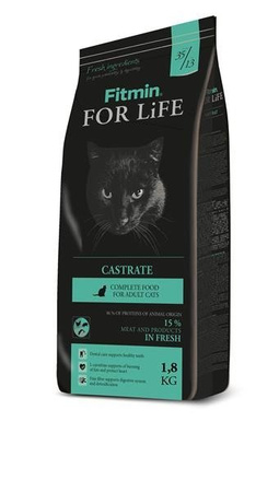 Fitmin For Life Castrate 1.8 kg - sucha karma dla kotów po sterylizacji 1.8kg