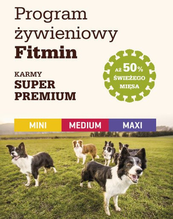 Fitmin Medium Performance 15 kg - sucha karma dla dorosłych psów rasy średniej ze zwiększoną zawartością energii 15kg