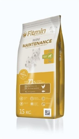 Fitmin Mini Maintenance 3 kg - sucha karma dla psów rasy małej z obniżoną zawartością energii 3kg