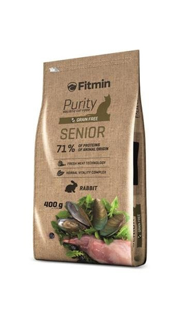Fitmin Purity Senior Rabbit 400 g - sucha karma dla starszych kotów z królikiem 400g