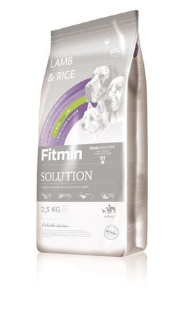 Fitmin Solution Lamb & Rice 2.5 kg - sucha karma dla dorosłych psów jagnięcina ryż 2.5kg