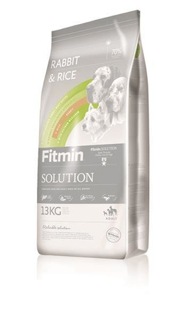 Fitmin Solution Rabbit & Rice 13 kg - sucha karma dla dorosłych psów królik ryż 13kg