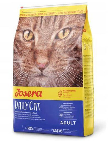 Josera DailyCat 10 kg - sucha karma dla kotów dorosłych