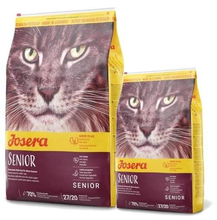 Josera Senior - Sucha karma dla kotów starszych 2 kg + 400g GRATIS !