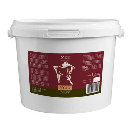 PECTOSyllium 1,2 kg - Produkt odpiaszczający dla koni pozwalający na usunięcie z jelit złogów piasku i innych zanieczyszczeń pobranych razem z pokarmem.