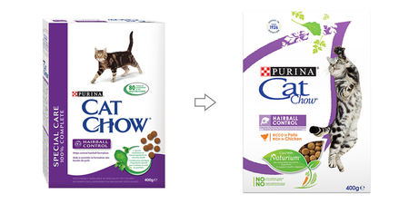 Purina Cat Chow Hairball Control Rich in Chicken 400 g - sucha karma dla kotów długowłosych 400g