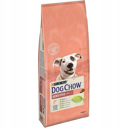 Purina Dog Chow Sensitive Salmon 14 kg - sucha karma dla psów z łososiem 14kg