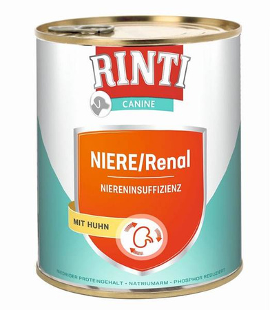 RINTI Canine Niere/Renal Chicken kurczak 800 g