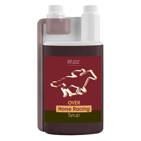 Racing Syrup 1L -  mieszanka witaminowo – mineralna dedykowana dla koni sportowych oraz wymagających szczególnego wsparcia.