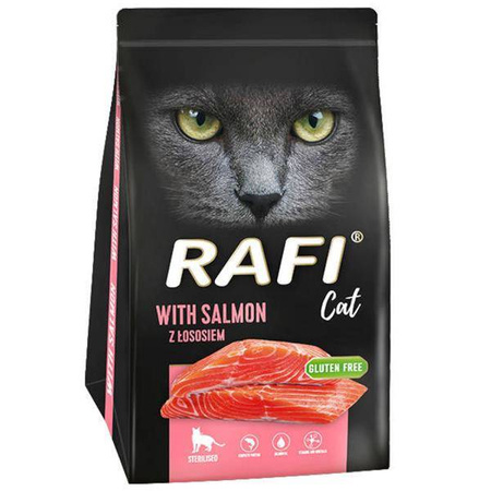 Rafi Cat Sterilised z łososiem, 1,5 kg - sucha karma dla kotów sterylizowanych, 1,5kg