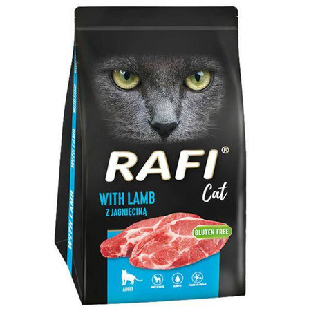 Rafi Cat z jagnięciną, 1,5 kg - sucha karma dla kotów dorosłych, 1,5 kg