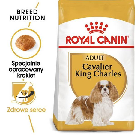 Royal Canin Adult Cavalier King Charles Spaniel 1,5kg - karma dla psów rasy Cavalier King Charles Spaniel powyżej 10-tego miesiąca życia 1,5kg