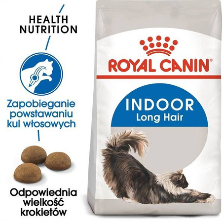 Royal Canin Home Life Indoor Long Hair 10 kg - sucha karma dla kotów długowłosych 10kg