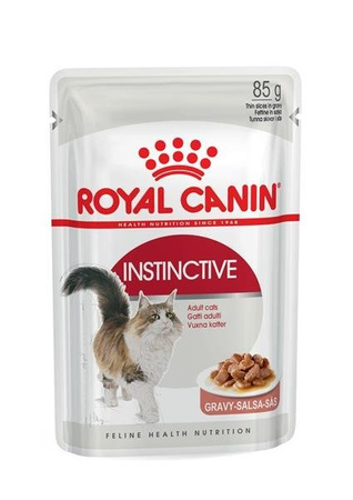 Royal Canin Instinctive 85 g - mokra karma dla wybrednych kotów w sosie 85g