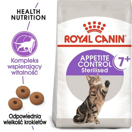 Royal Canin Regular Appetite Control Sterilised 7+ 3.5 kg - sucha karma dla dorosłych kotów powyzej 7 roku życia po sterylizacji 3.5kg