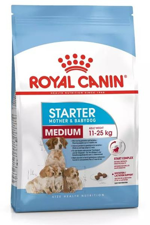 Royal Canin SHN Medium Starter Mother&Baby Dog 4kg - sucha karma dla suk w ciąży i szczeniąt, średnie rasy, 4 kg