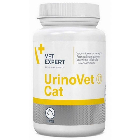 VETEXPERT UrinoVET CAT 45 kaps. - preparat dla kotów z problemami dróg moczowych