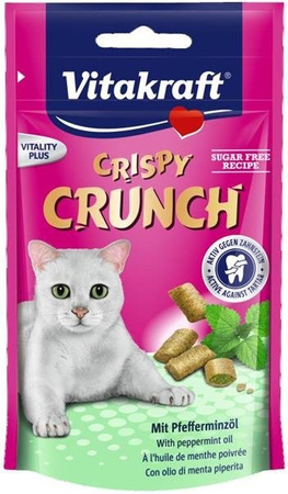 Vitakraft Crispy Crunch mit Pfefferminzol 60 g - przysmak dla kotów z olejkiem miętowym 60g