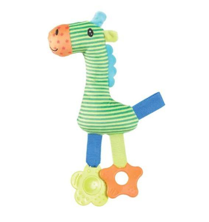 Zabawka pluszowa dla szczeniaka RIO żyrafa kol. Zielony - pluszak dla psa