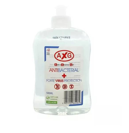 Żel AXG 500ml żel antybakteryjny do dezynfekcji rąk